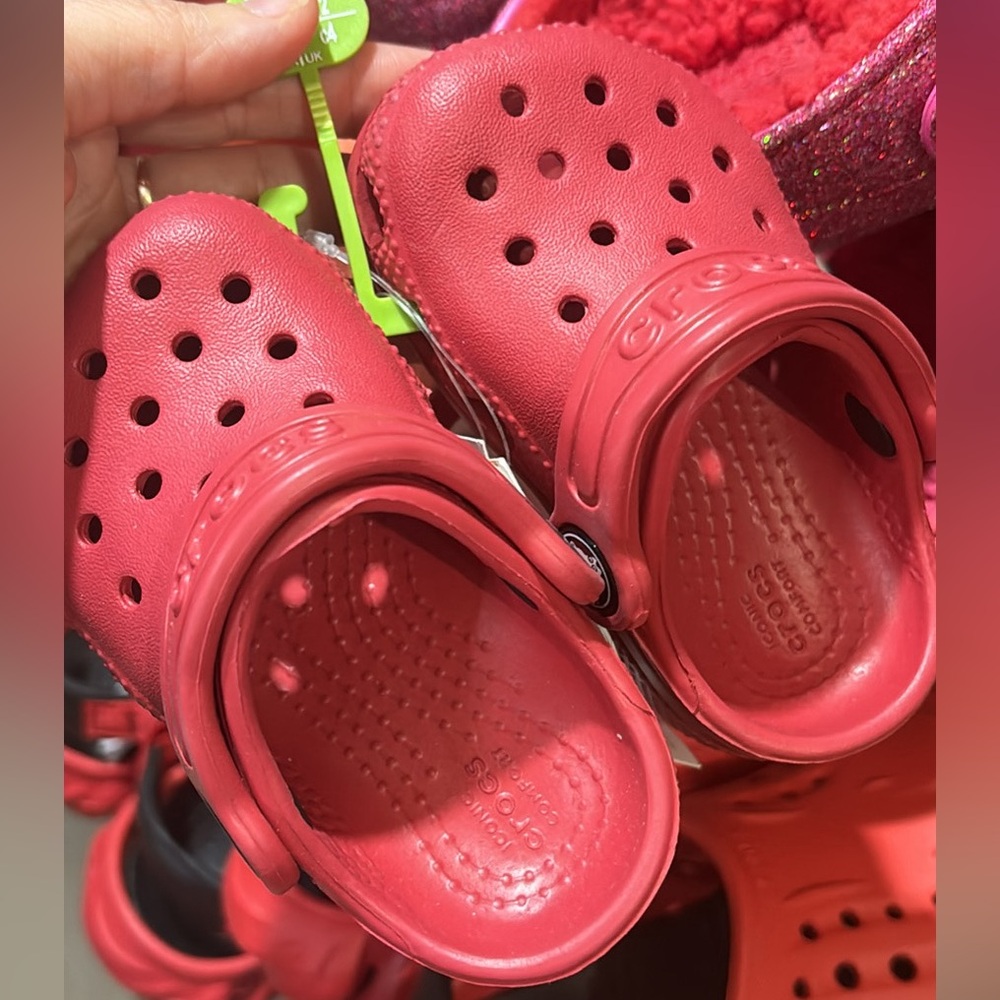 CROCS Kids Red Sandals